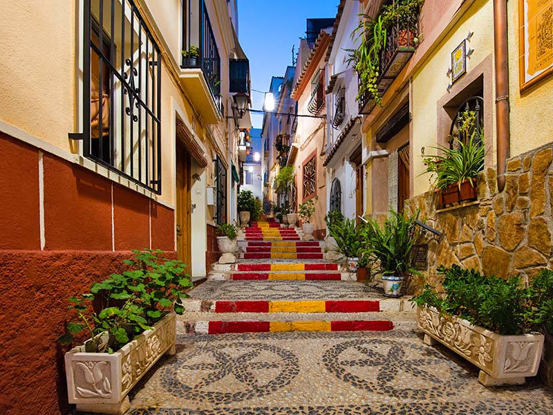 Centrum Calpe Spanje