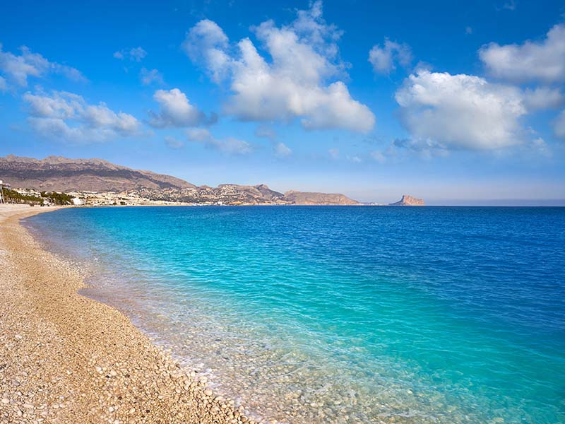 Baai aan de Costa Blanca Noord