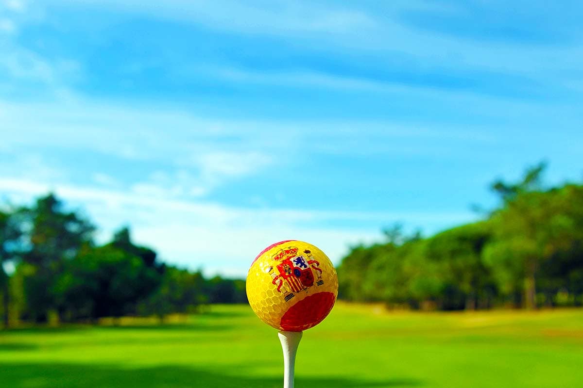 Golfbanen in Spanje