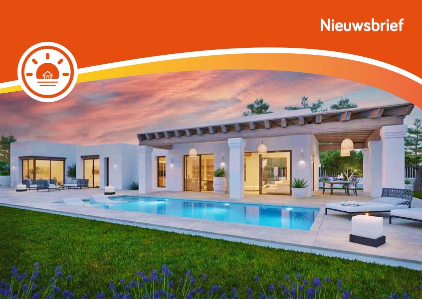 Nieuwsbrief herfst wordt nazomer met een huis in Spanje