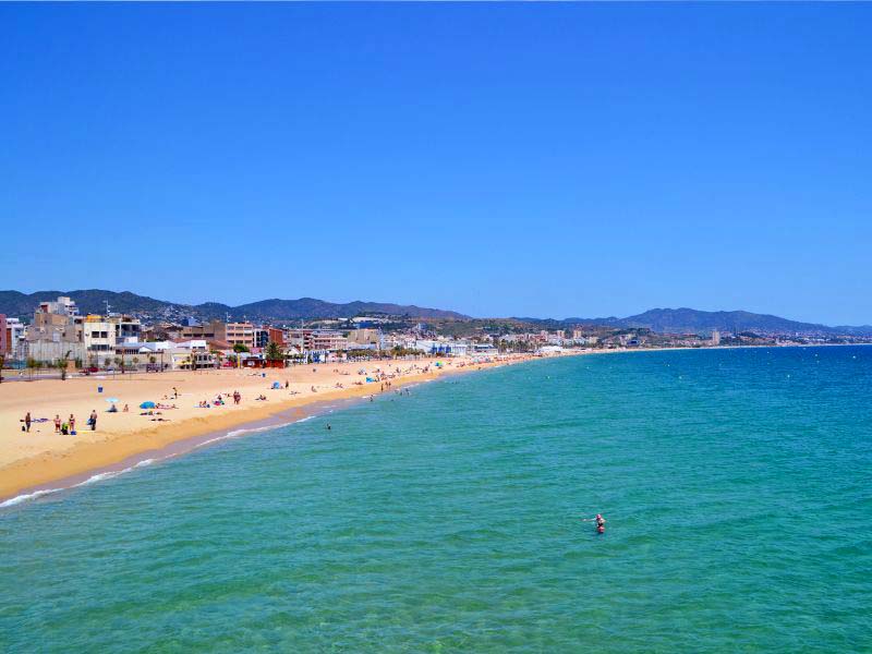 Badalona strand