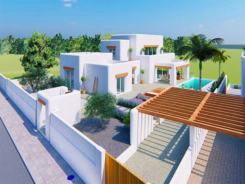 Ibiza stijl villa La Nucia