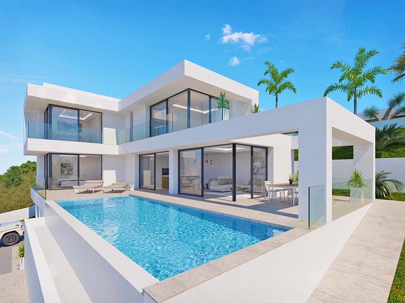 Moderne stijl villa
