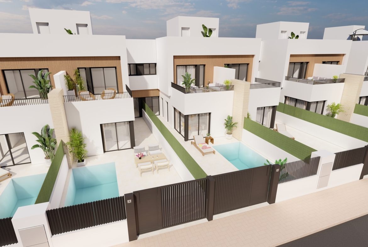 Nieuwbouw Geschakelde woning in San Javier