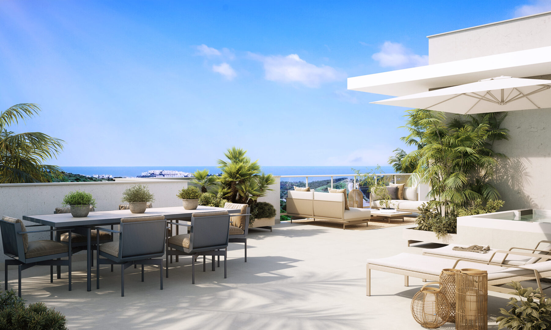Nieuwbouw penthouse in Casares