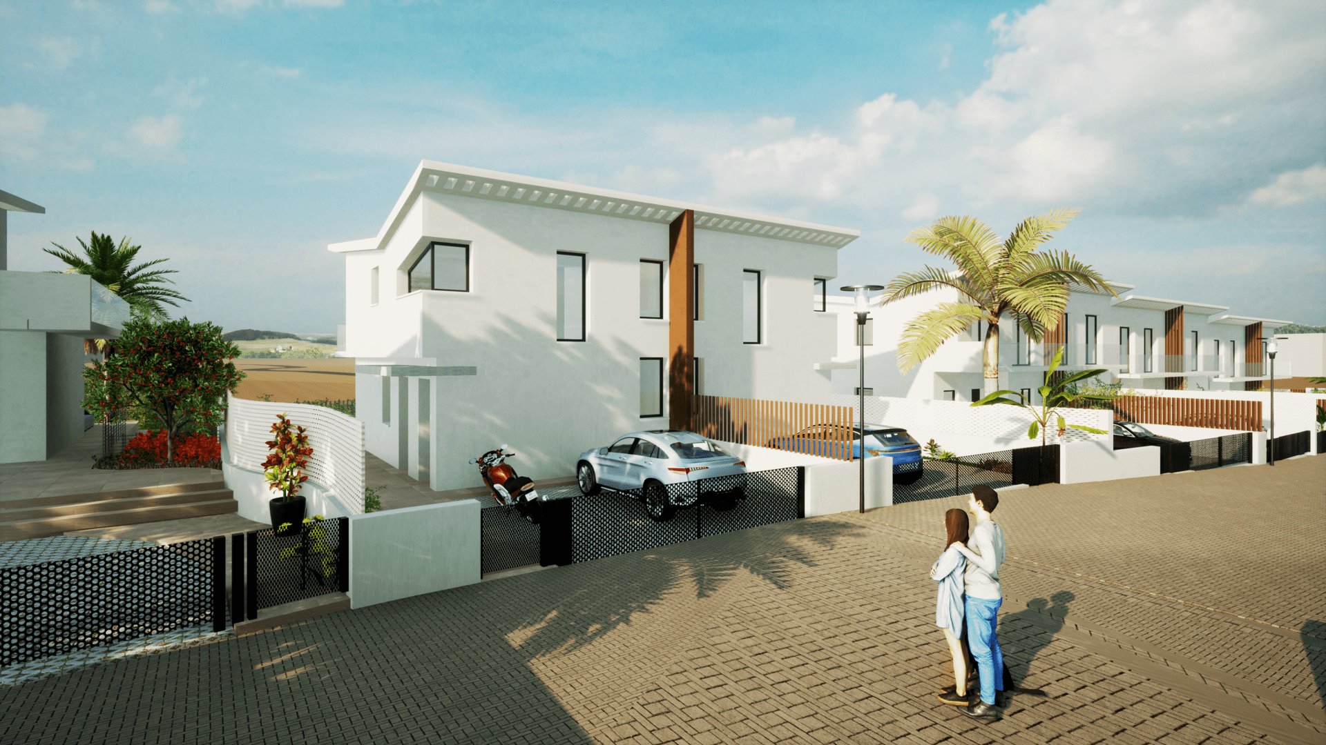 DP-100-52629377-01-18 Nieuwbouw Twee-onder-1-kap in Las Lagunas de Mijas