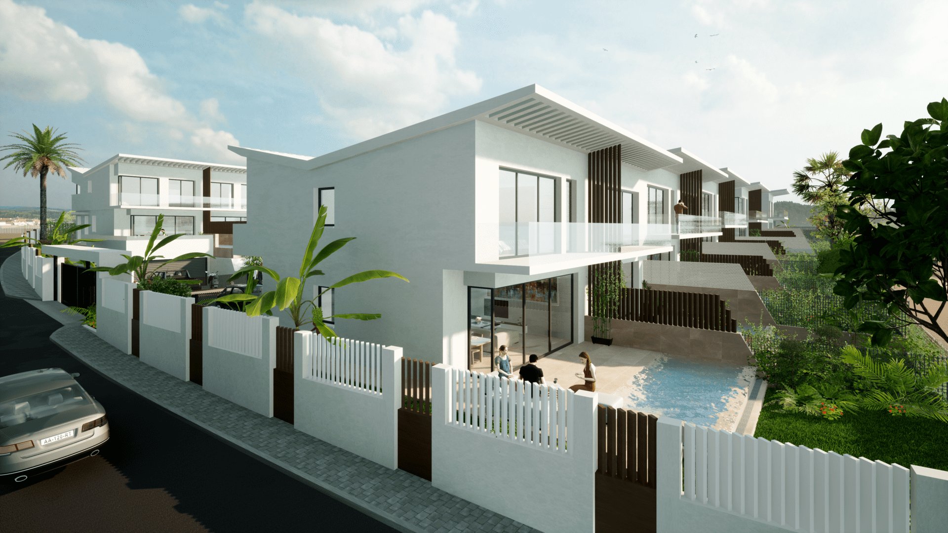 DP-100-52629377-01-19 Nieuwbouw Twee-onder-1-kap in Las Lagunas de Mijas