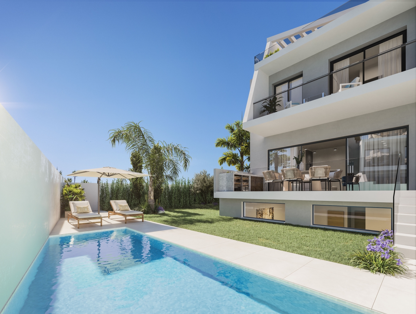 Nieuwbouw Geschakelde woning in Estepona