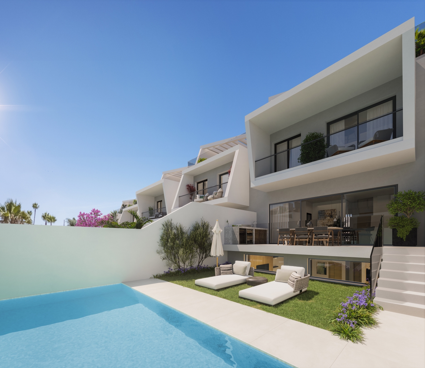 Nieuwbouw Geschakelde woning in Estepona
