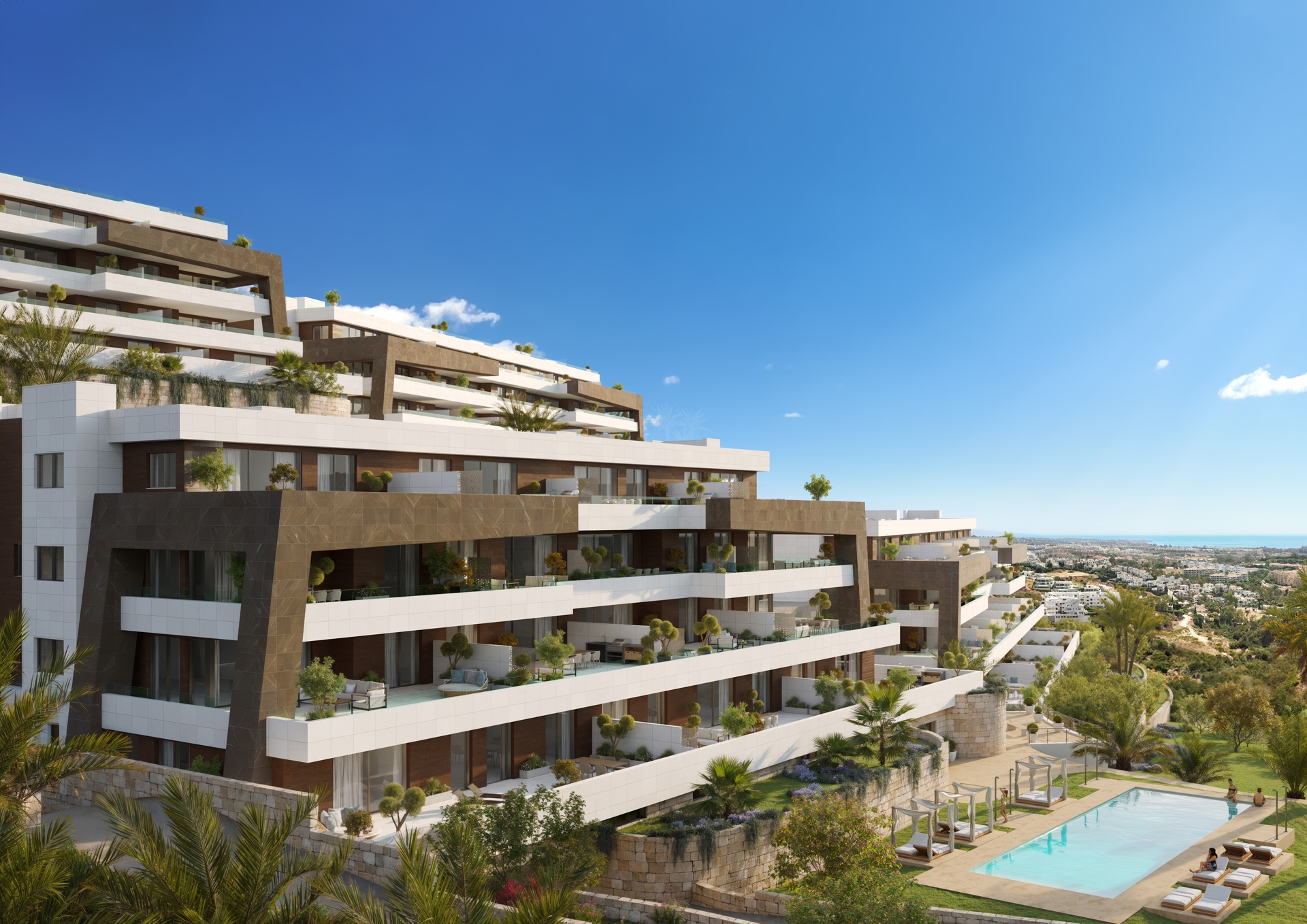 Nieuwbouw penthouse in Estepona