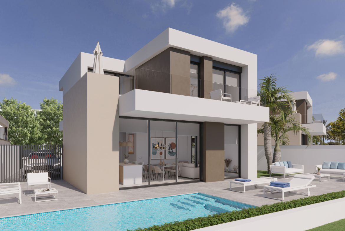 Nieuwbouw Geschakelde woning in San Javier