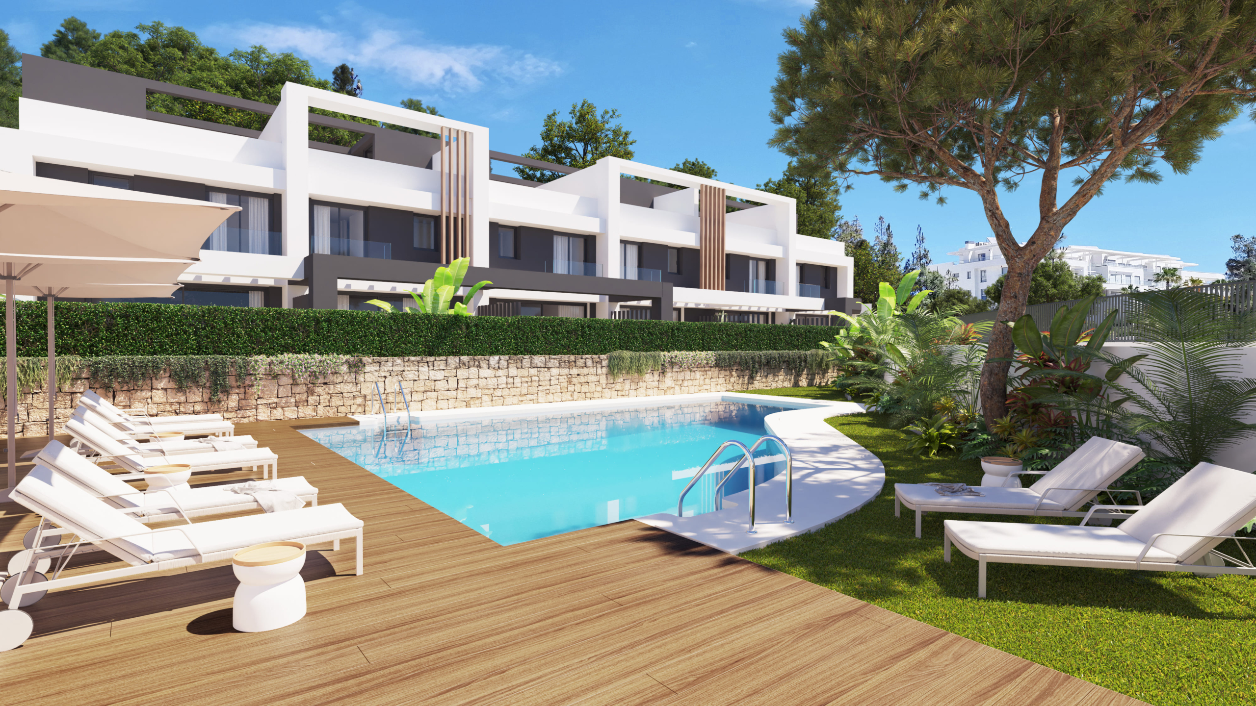 Nieuwbouw Geschakelde woning in Las Lagunas de Mijas