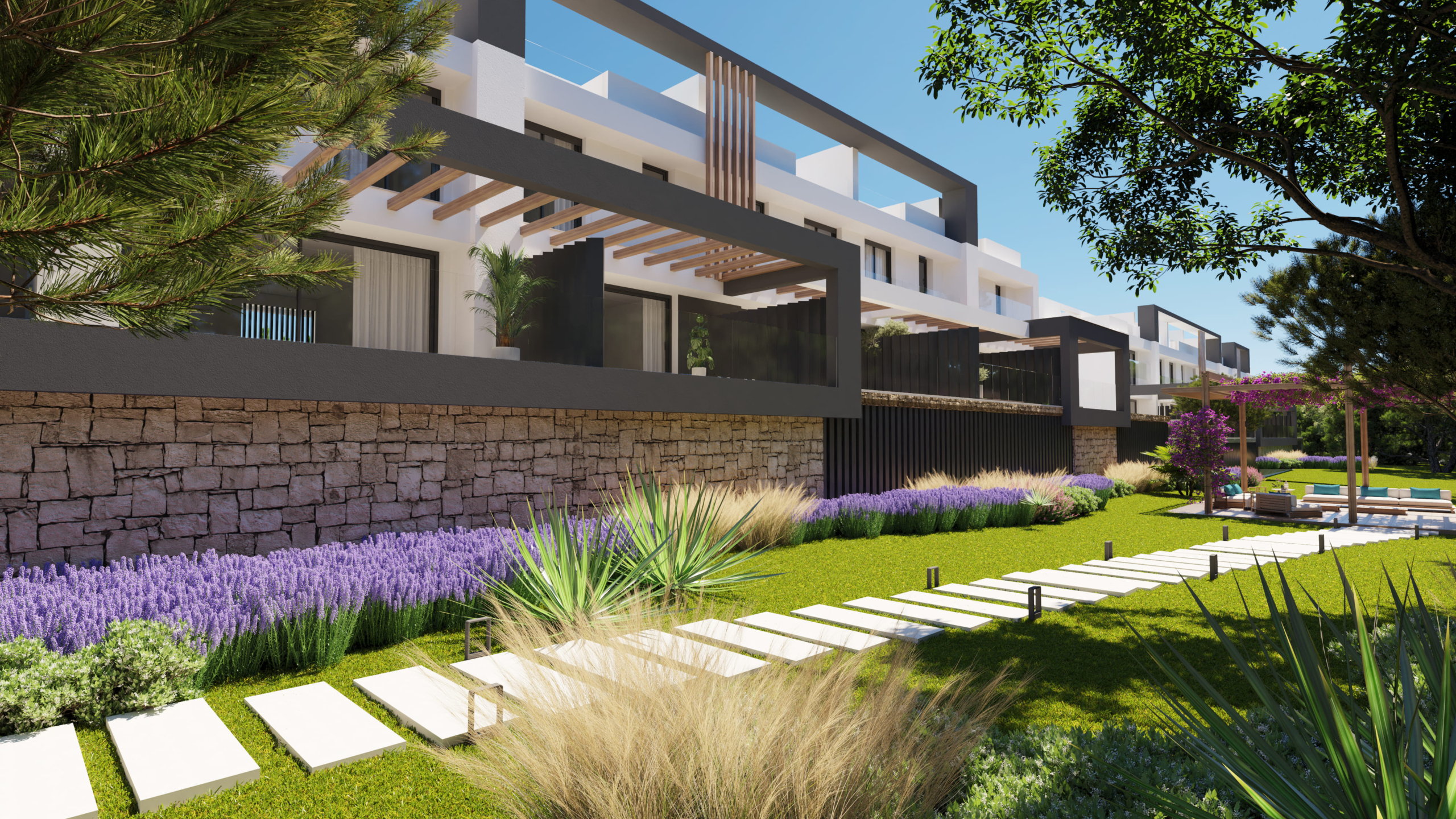 Nieuwbouw Geschakelde woning in Las Lagunas de Mijas