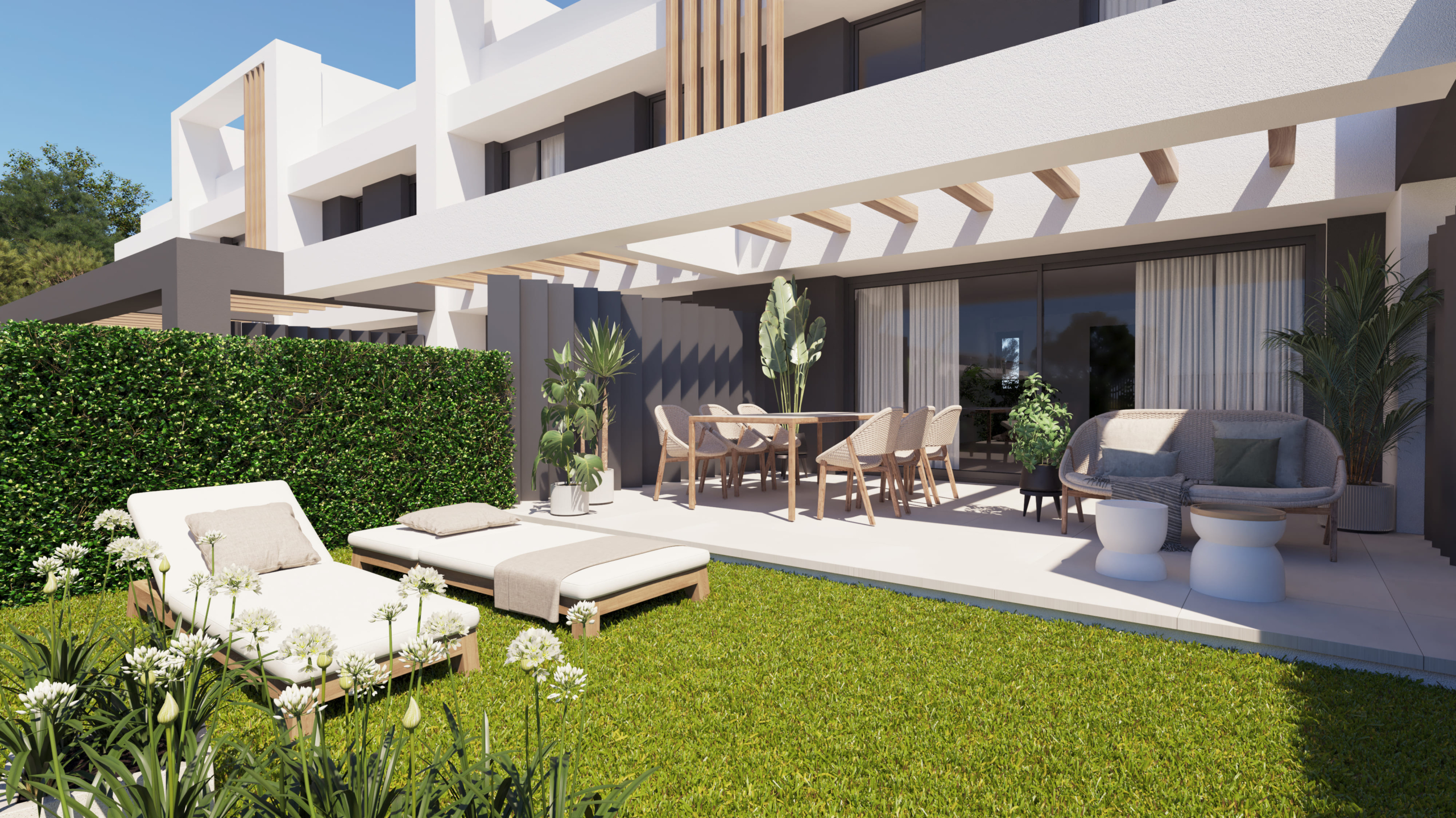 Nieuwbouw Geschakelde woning in Las Lagunas de Mijas
