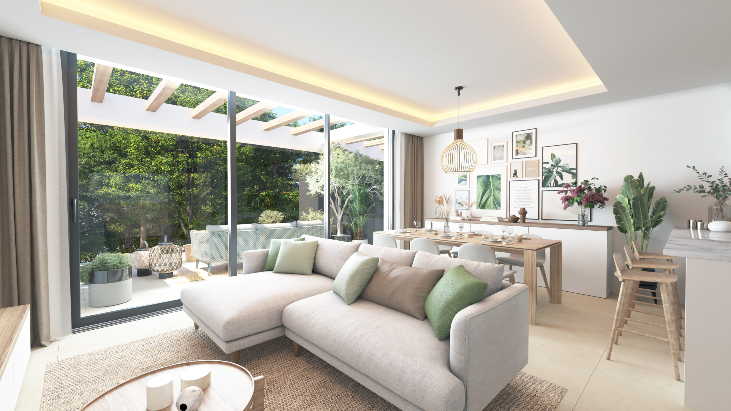 Nieuwbouw Geschakelde woning in Las Lagunas de Mijas