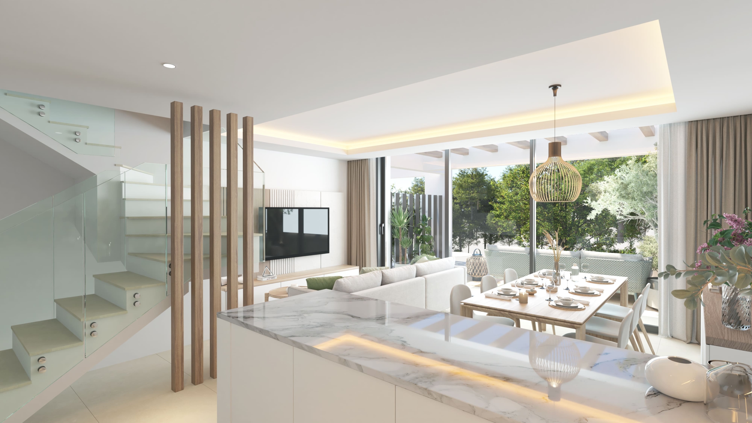 Nieuwbouw Geschakelde woning in Las Lagunas de Mijas