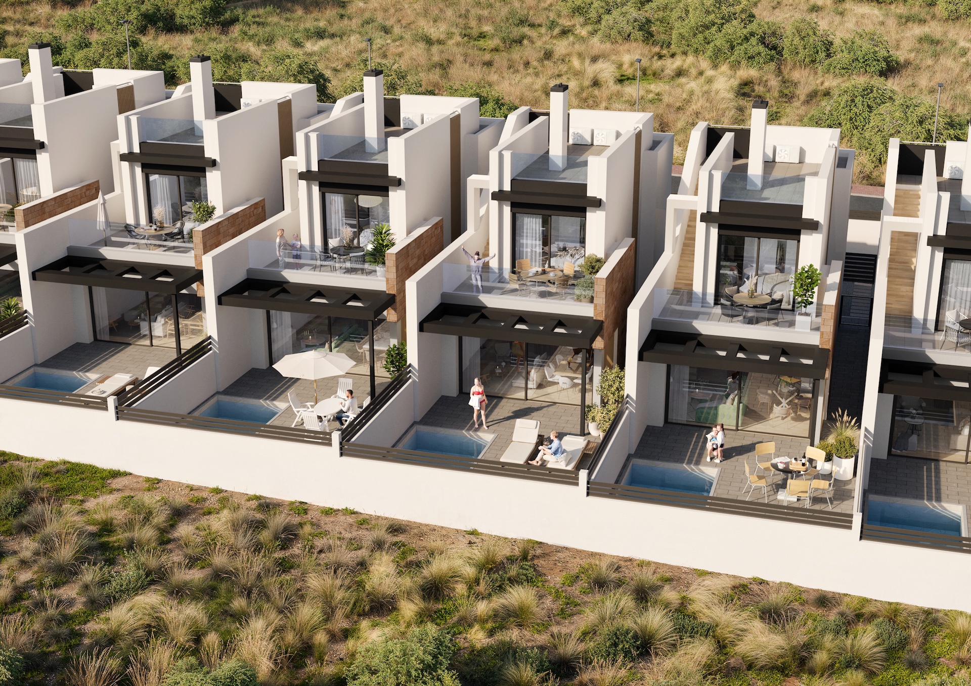 Nieuwbouw Geschakelde woning in Torrevieja