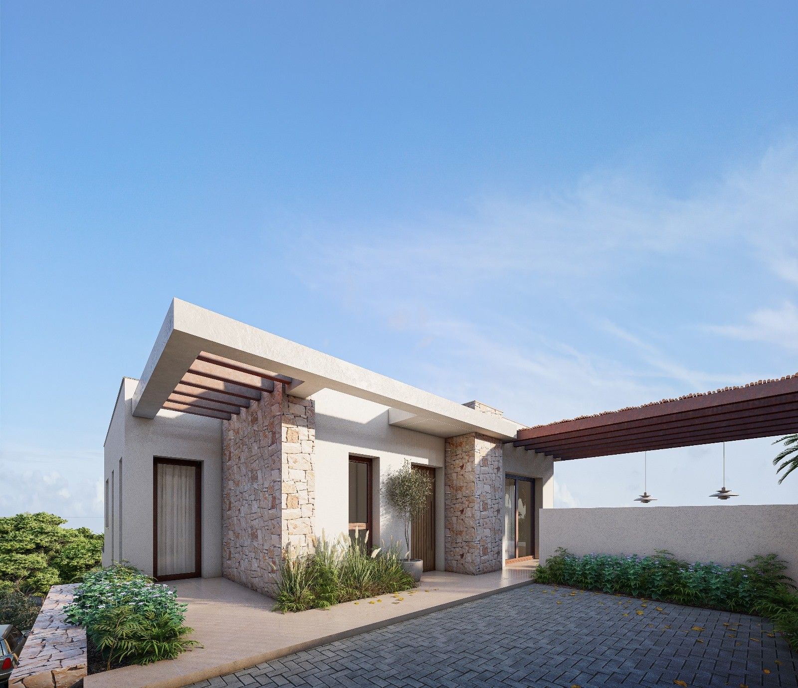 Modern villa project in Calpe met spectaculair uitzicht