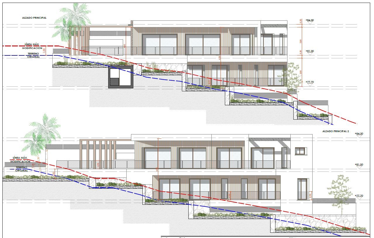 Modern villa project in Calpe met spectaculair uitzicht