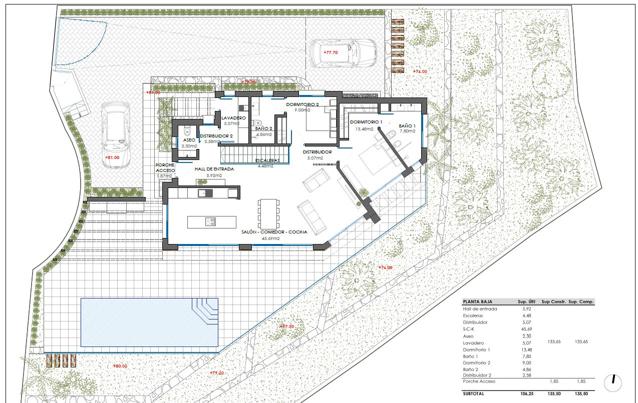 Modern villa project in Calpe met spectaculair uitzicht