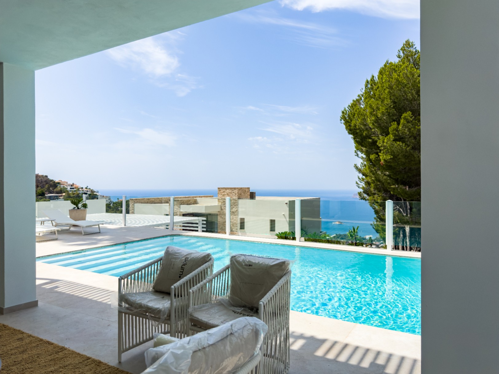 DP-10-1260DA-10 Villa in aanbouw met zeezicht te koop in Altea