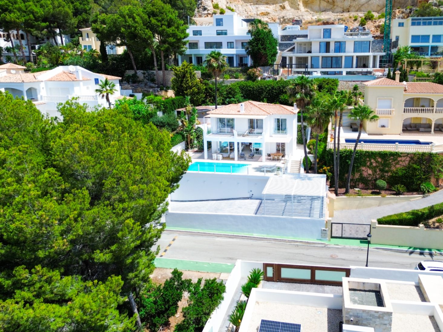 DP-10-1260DA-3 Villa in aanbouw met zeezicht te koop in Altea