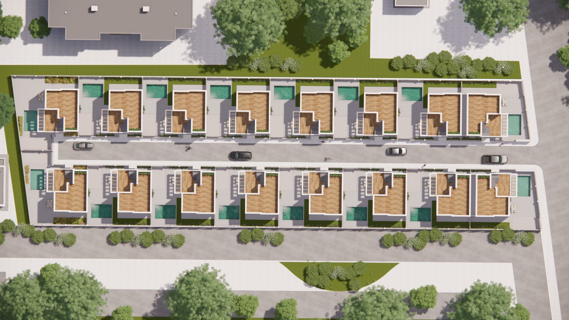 Nieuwbouw Geschakelde woning in La Herrada