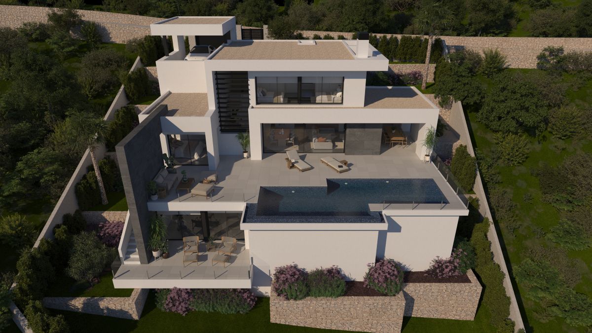 Luxe Nieuwbouw Villa met zeezicht te koop in Benitachell