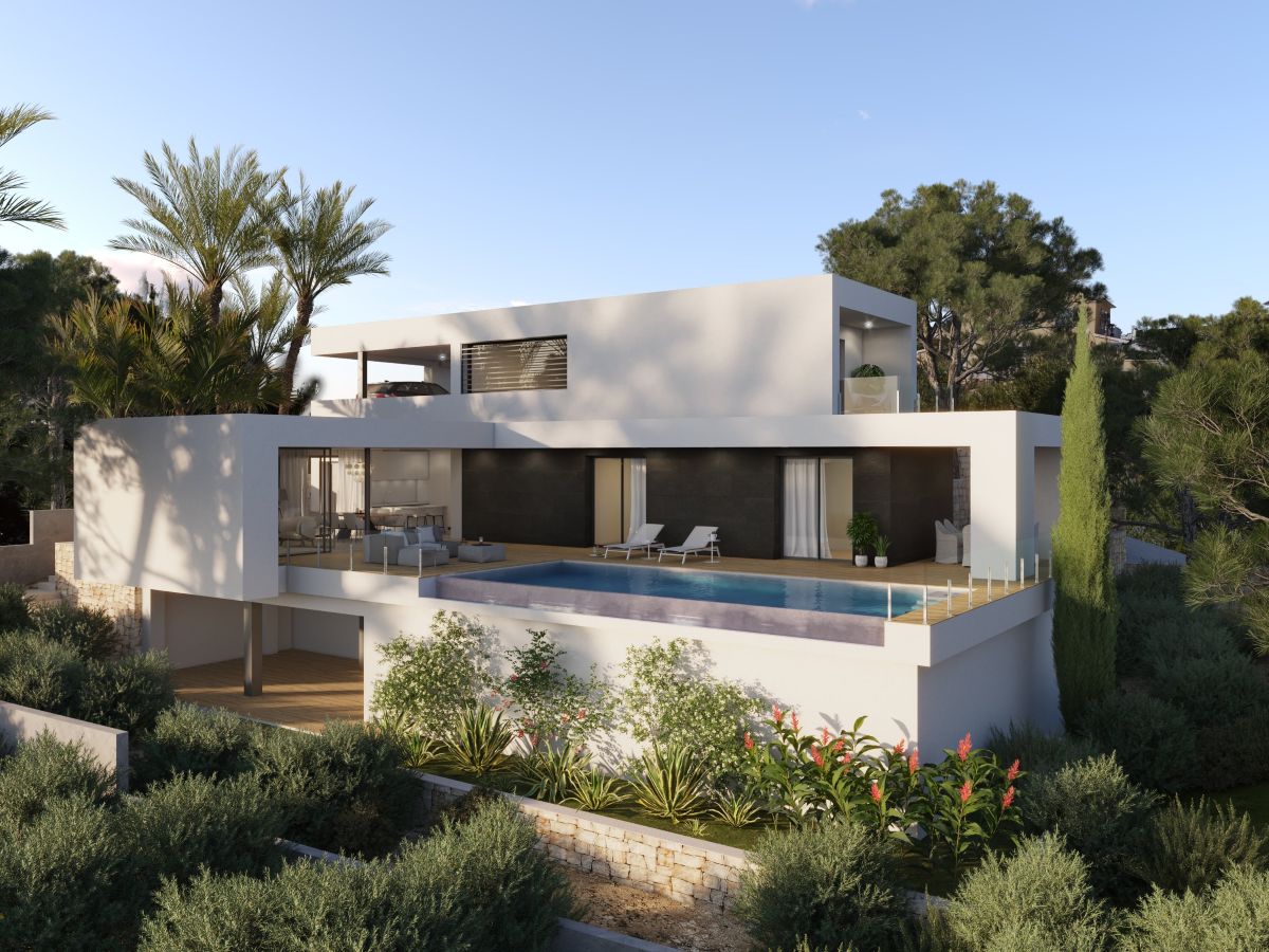 Luxe Nieuwbouw Villa met zeezicht te koop in Benitachell
