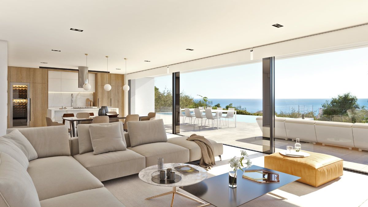 Luxe Nieuwbouw Villa met zeezicht te koop in Benitachell