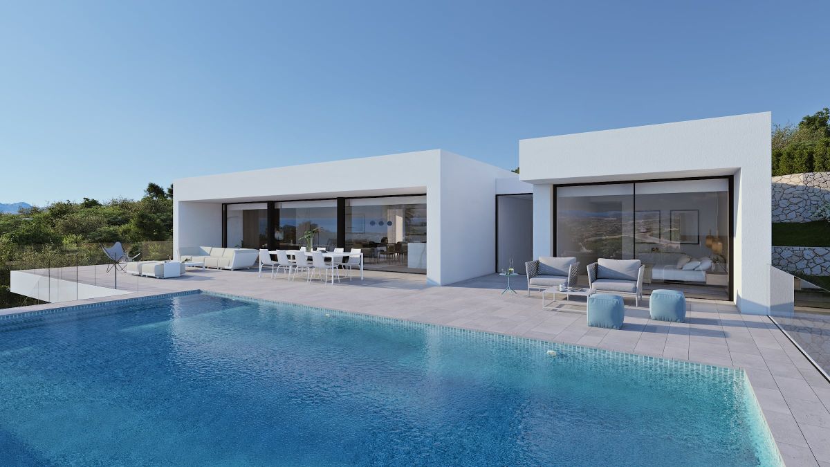 Luxe Nieuwbouw Villa met zeezicht te koop in Benitachell