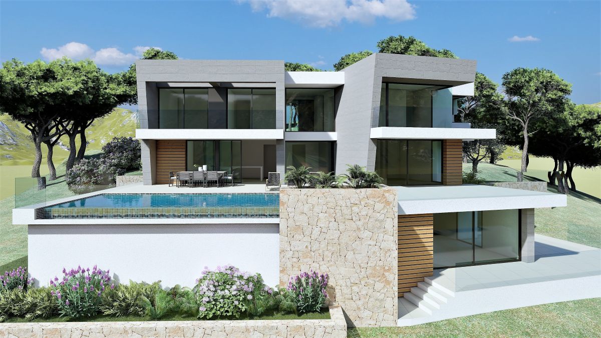 Luxe Nieuwbouw Villa met zeezicht te koop in Benitachell