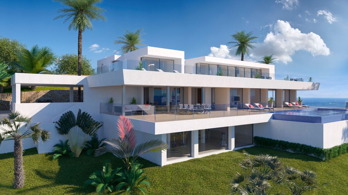 Luxe Nieuwbouw Villa met zeezicht te koop in Benitachell