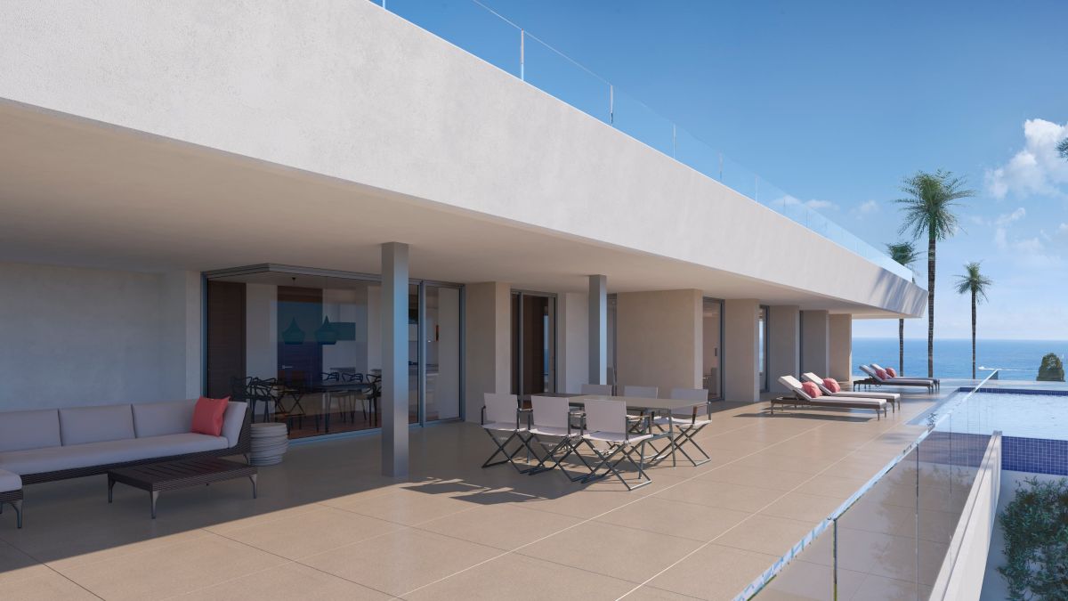 Luxe Nieuwbouw Villa met zeezicht te koop in Benitachell