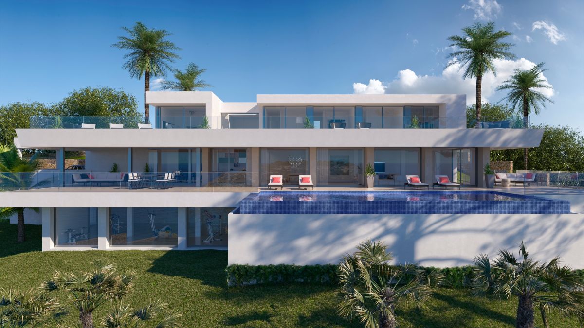Luxe Nieuwbouw Villa met zeezicht te koop in Benitachell