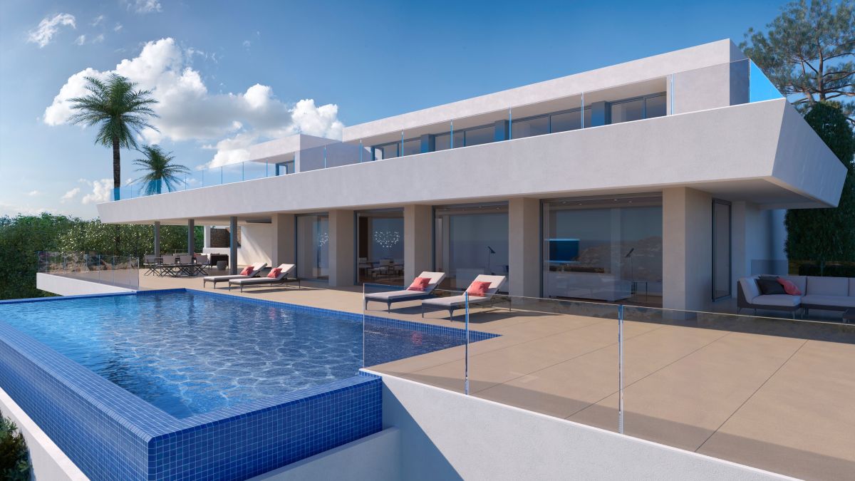 Luxe Nieuwbouw Villa met zeezicht te koop in Benitachell