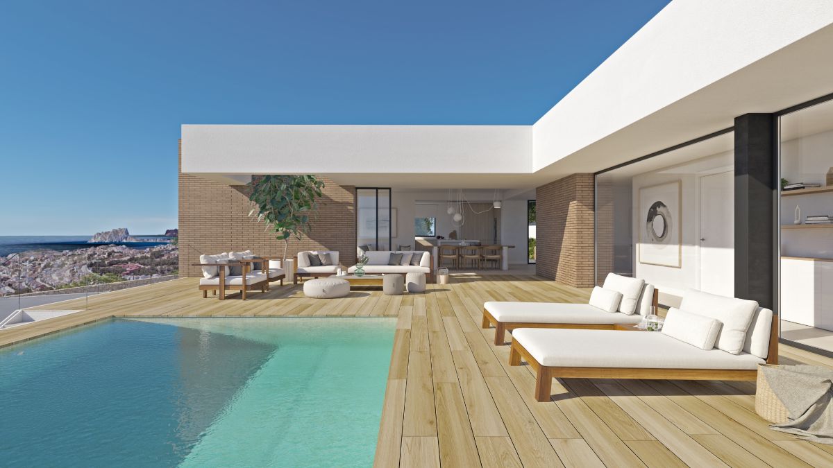 Luxe Nieuwbouw Villa met zeezicht te koop in Benitachell