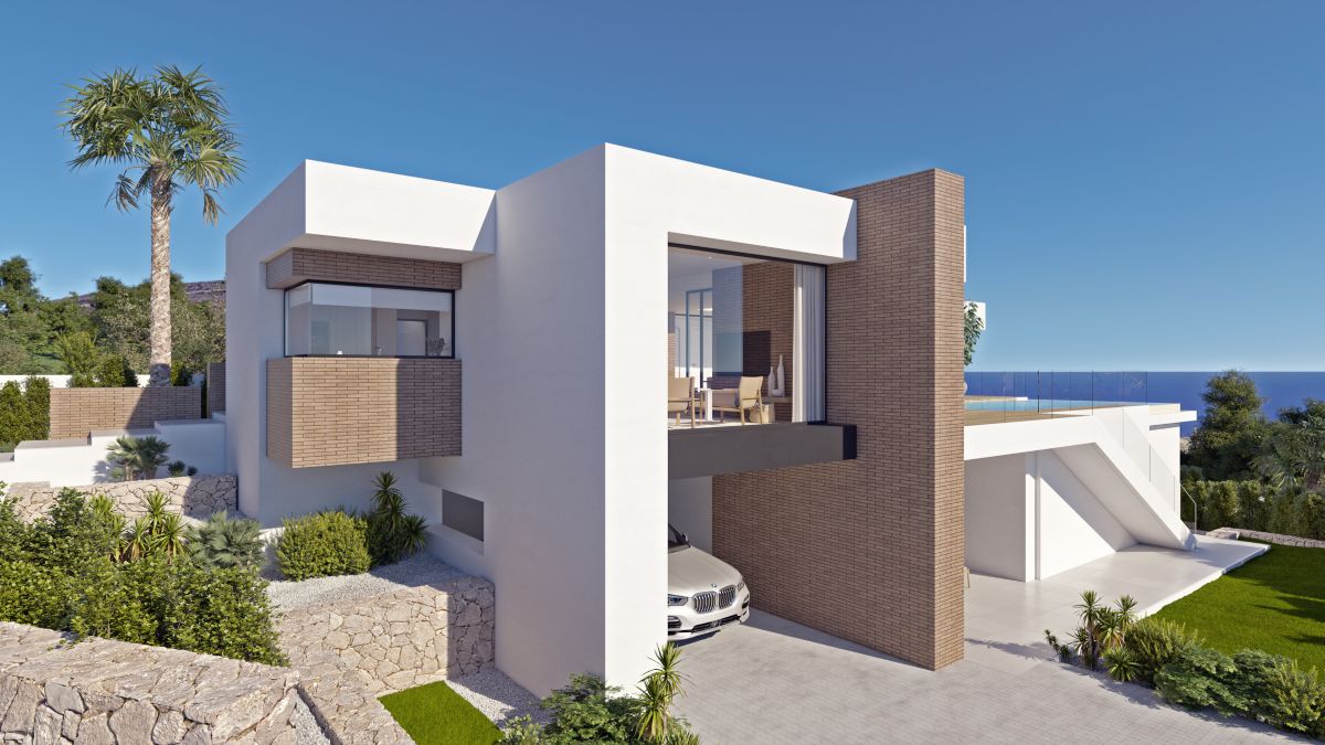 Luxe Nieuwbouw Villa met zeezicht te koop in Benitachell
