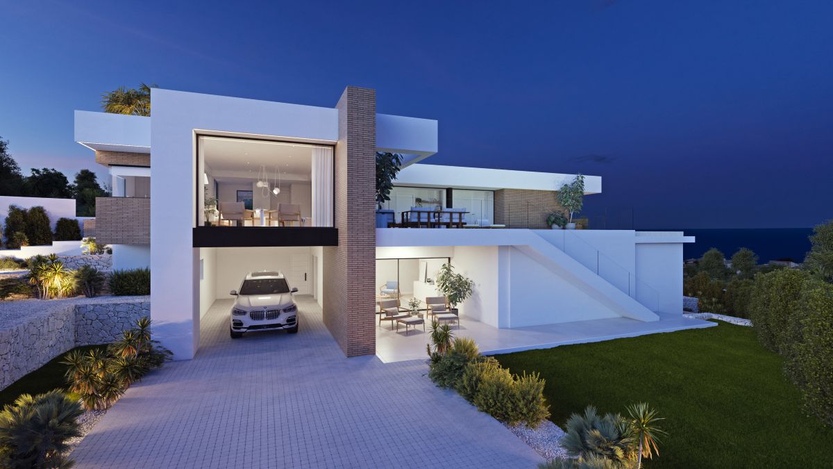 Luxe Nieuwbouw Villa met zeezicht te koop in Benitachell