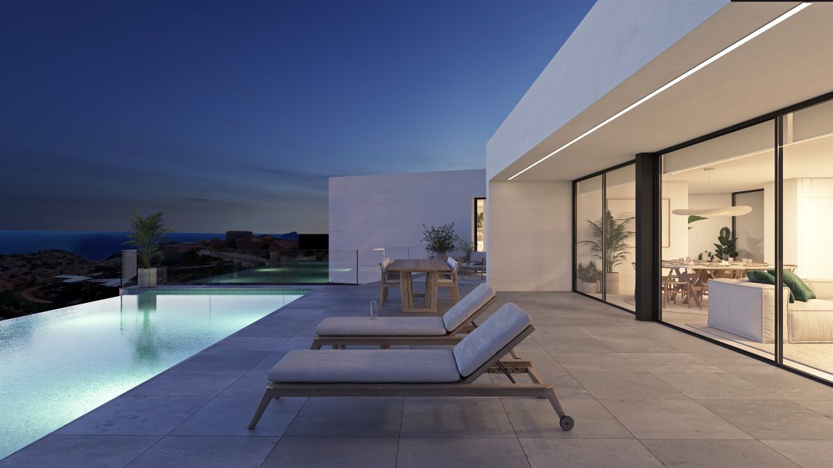 Luxe Nieuwbouw Villa met zeezicht te koop in Benitachell
