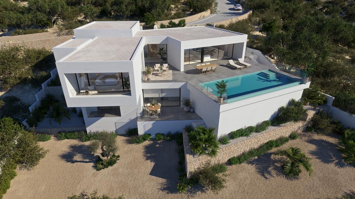 Luxe Nieuwbouw Villa met zeezicht te koop in Benitachell