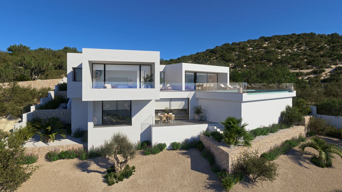 Luxe Nieuwbouw Villa met zeezicht te koop in Benitachell