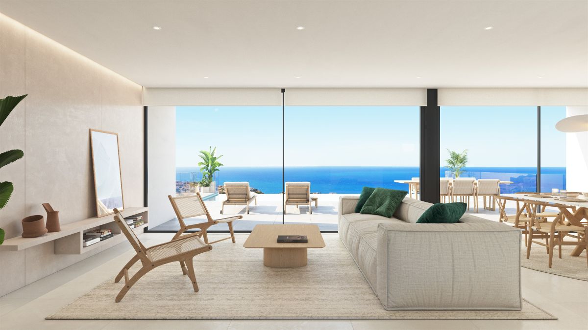 Luxe Nieuwbouw Villa met zeezicht te koop in Benitachell