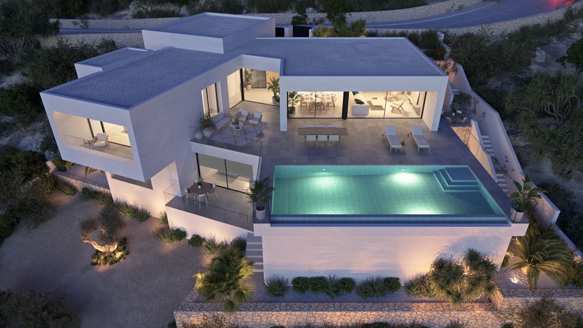 Luxe Nieuwbouw Villa met zeezicht te koop in Benitachell