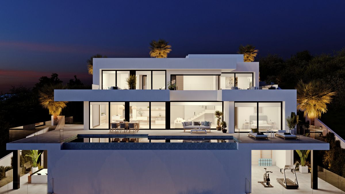 Luxe Nieuwbouw Villa met zeezicht te koop in Benitachell