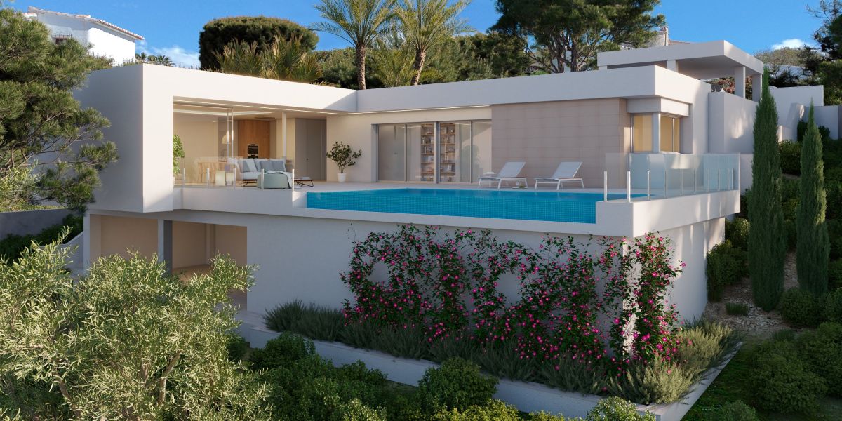 Luxe Nieuwbouw Villa met zeezicht te koop in Benitachell