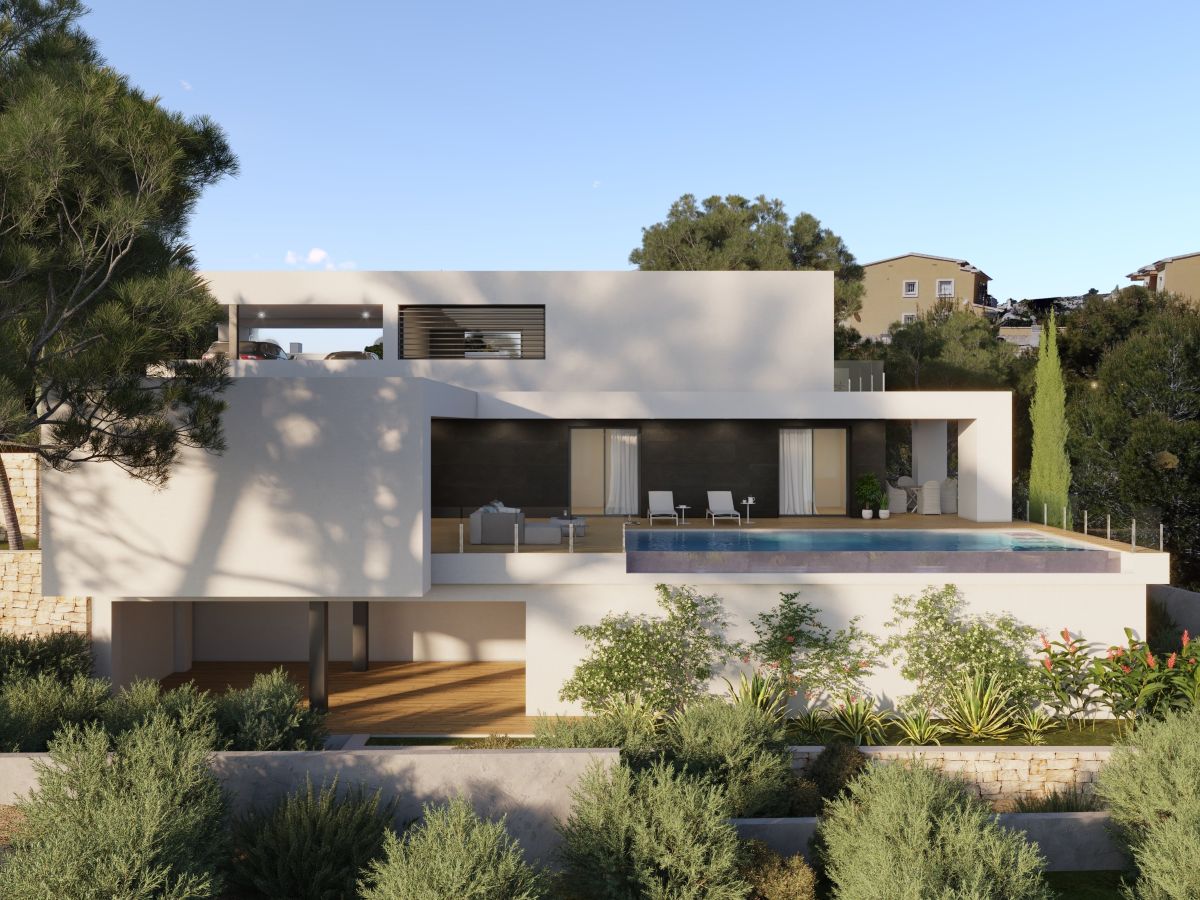 Luxe Nieuwbouw Villa met zeezicht te koop in Benitachell