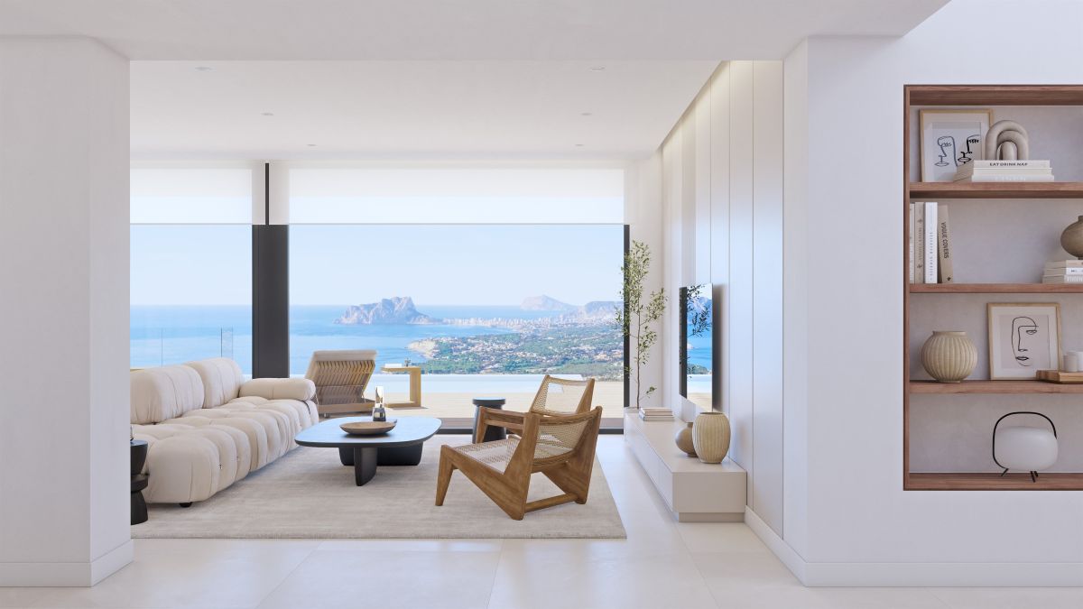 Luxe Nieuwbouw Villa met zeezicht te koop in Benitachell