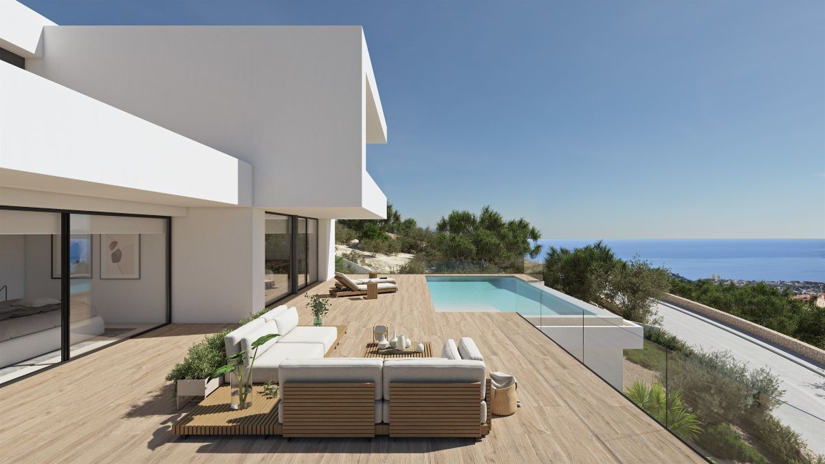 Luxe Nieuwbouw Villa met zeezicht te koop in Benitachell
