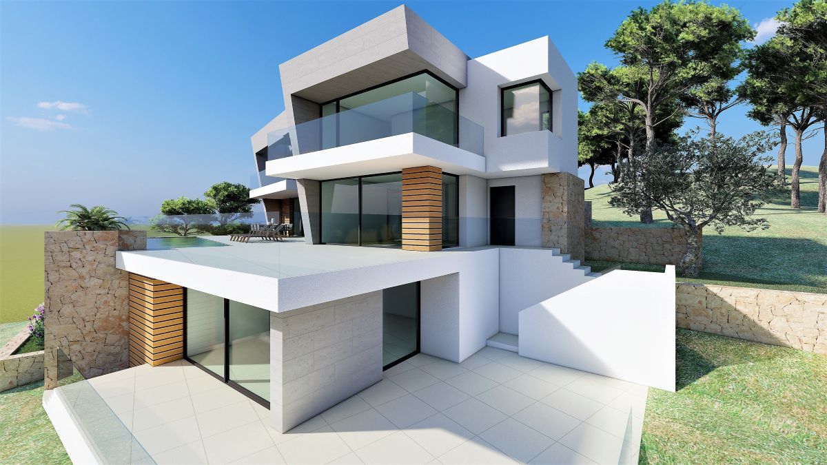 Luxe Nieuwbouw Villa met zeezicht te koop in Benitachell